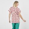 Blouse médicale infirmière petite enfance  Imprime fraises