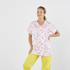 Blouse médicale infirmière petite enfance  Imprime papillons