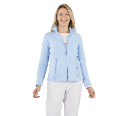 VESTE Polaire Femme à broder SKY BLUE
