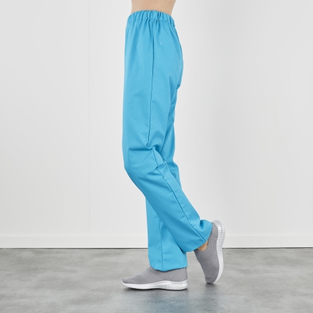 Pantalon infirmiere turquoise