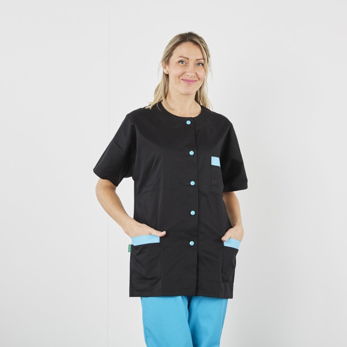 Blouse de travail Menage et Femme de chambre Noire — free download