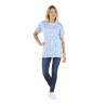 blouse médicale imprimée cachemire 2