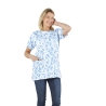 blouse médicale imprimée cachemire 2