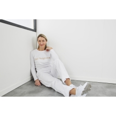 Tshirt Manches longues Blanc Pour aide soignantes