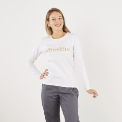 Tshirt manches longues infirmiere Blanc