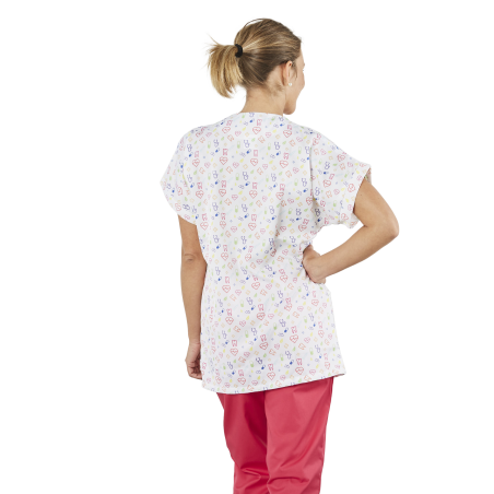 Blouse médicale infirmière petite enfance  Imprime dentiste