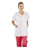 Blouse médicale infirmière petite enfance  Imprime dentiste