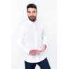 Chemise Blanche Homme Manches longues de travail Chemise Blanche Homme Manches longues de travail