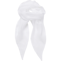 Foulard mousseline Blanc