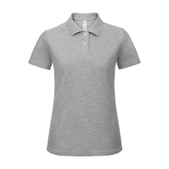 POLO FEMME MC heather grey TL