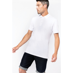 Polo  MIKE manches courtes blanc