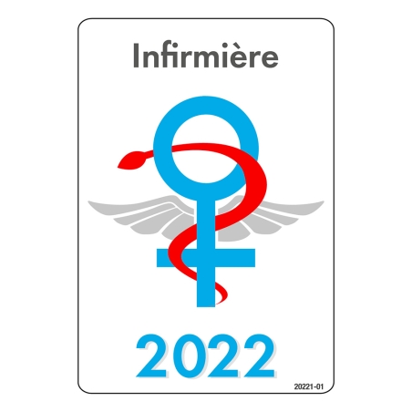 Caducée 2022 signe femme Infirmière