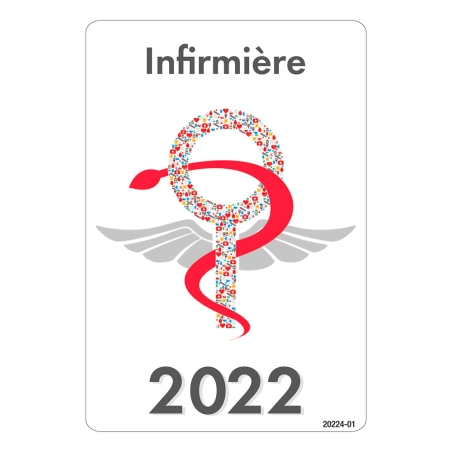 Caducée 2022 fantaisie Infirmière