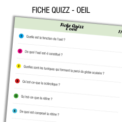 Anatomie Œil Quiz