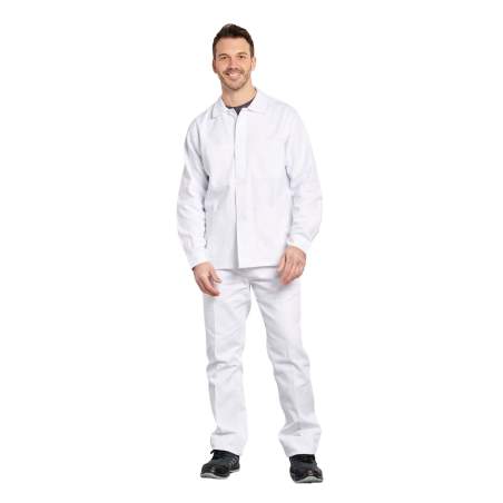 Pantalon travail Blanc Peintre ambulancier medical