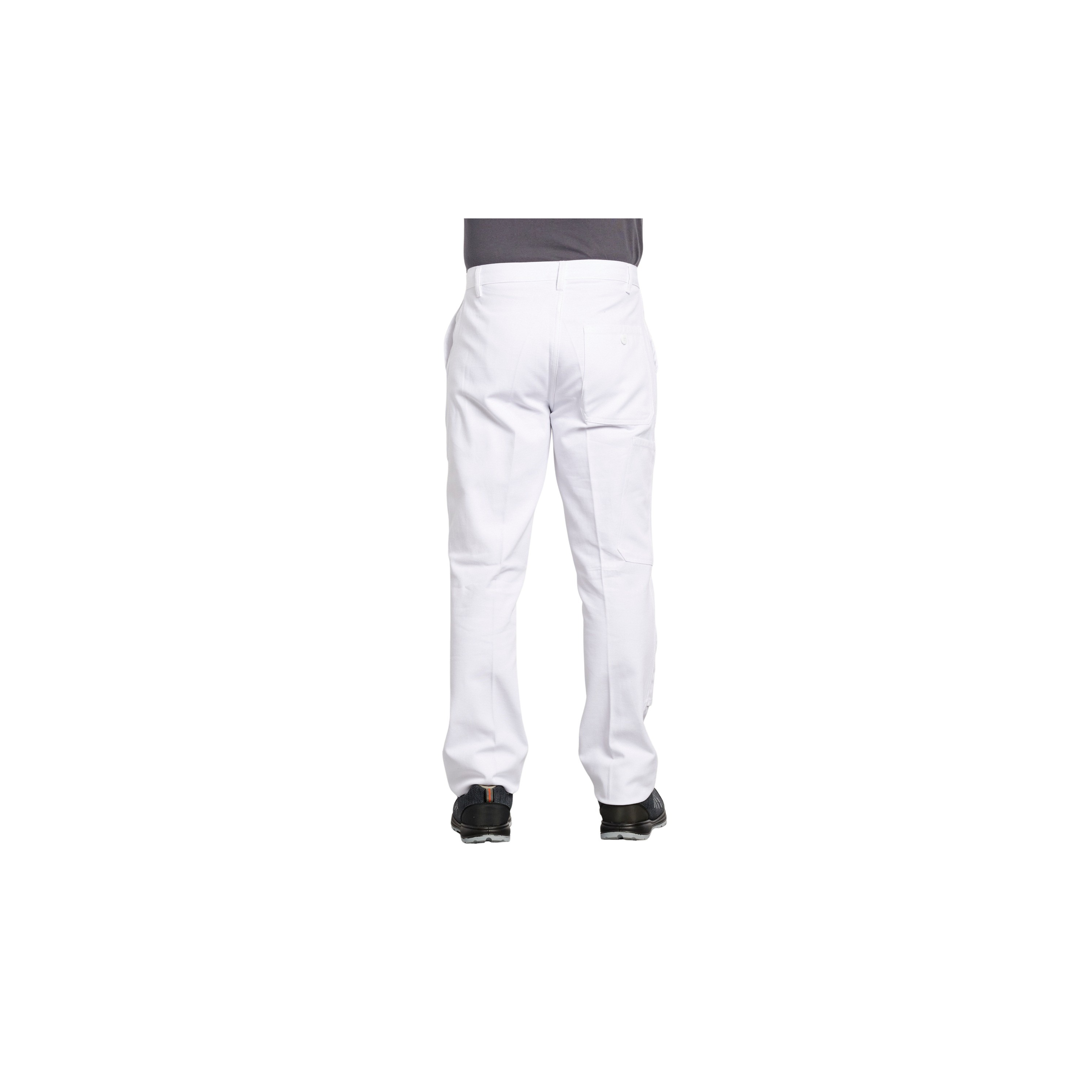 Pantalon de Peintre BTP Blanc Coton