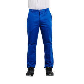 Pantalon de travail Bleu avec poche genouillere Coton 300 gr sanfor PBV