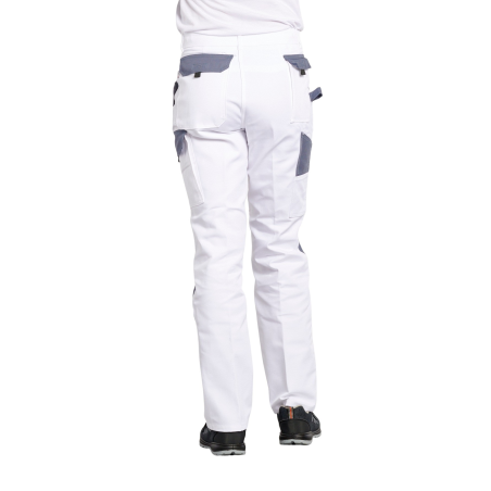 Pantalon de travail Blanc Pantalon Peintre et platrier