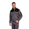 Veste de travail gris noir Coton/polyester 60/40 310 gr/m²