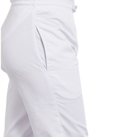 Générique Pantalon Blanc De Travail Pantalon de survêtement d'hiver Chaud  avec Poches pour Femme Jean Taille Haute Brodé : : Mode