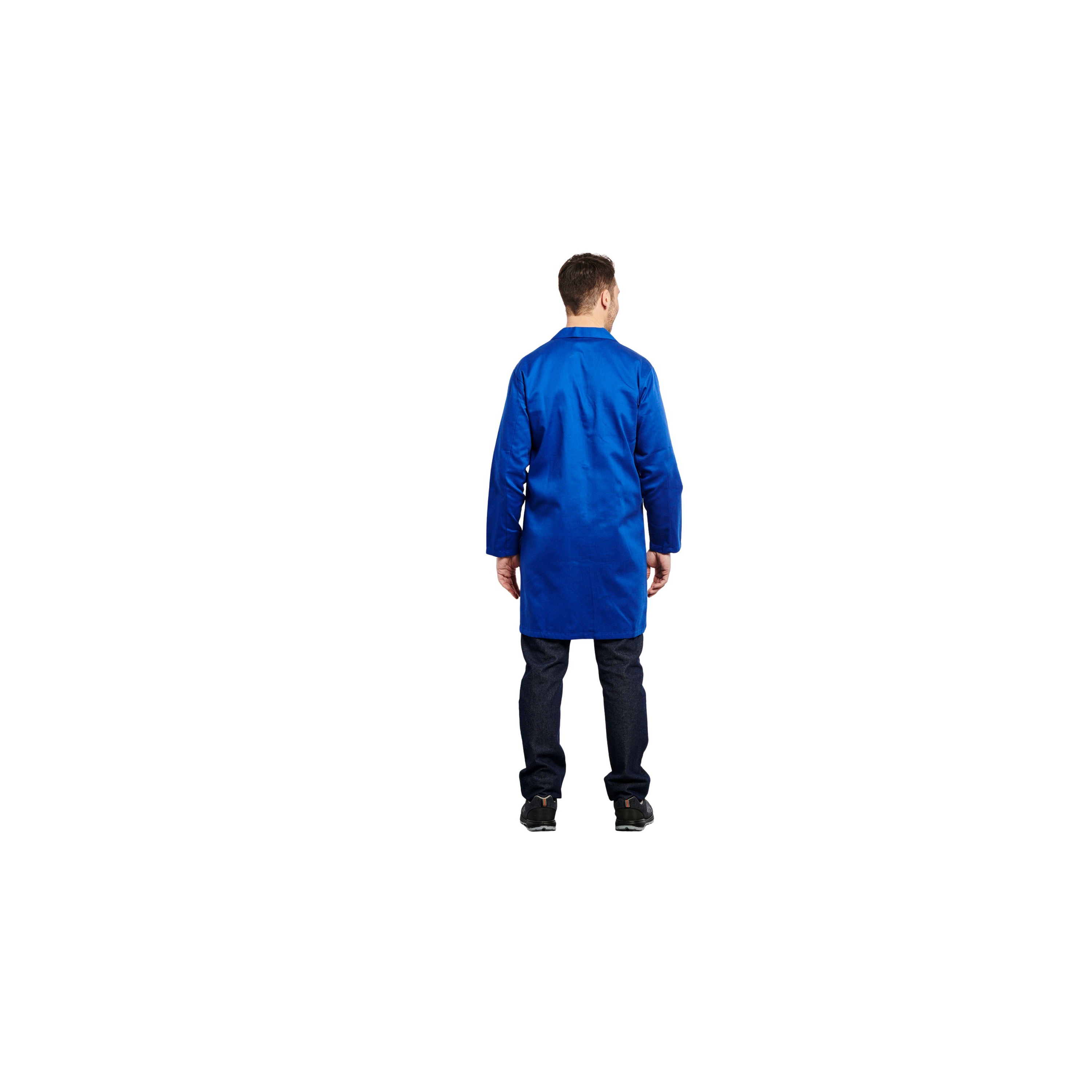 Blouse De Travail Bleue En Coton Serge – Taille 2, Neuve Avec étiquettes