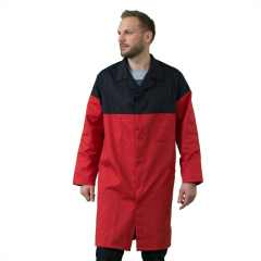 Blouse de travail Rouge et Noir