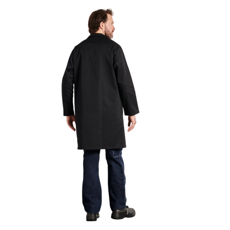 Blouse de travail Noire professionnel 65P/35C noir