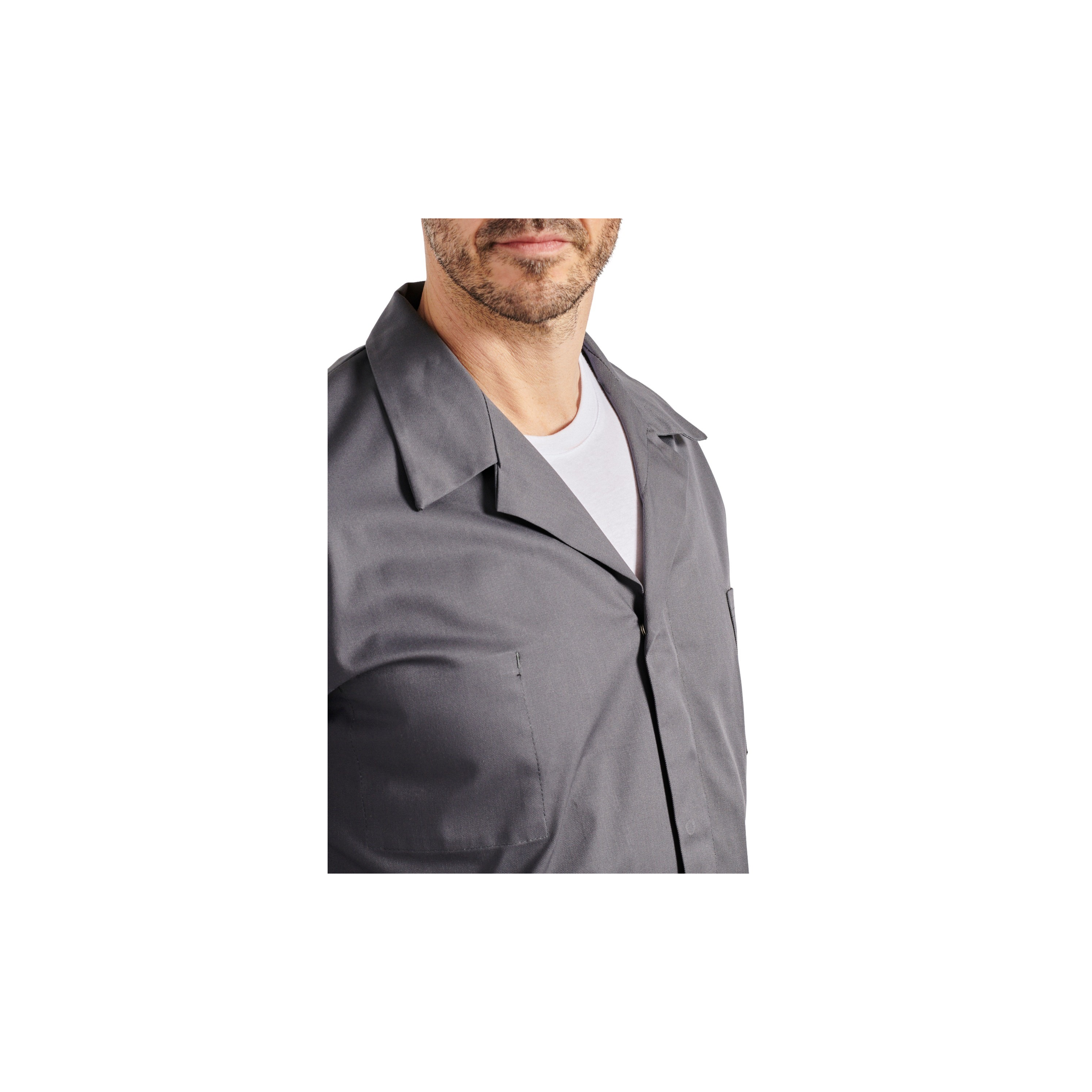 Blouse Veste De Travail PersonnalisÃ©e Blouse De Travail Grise