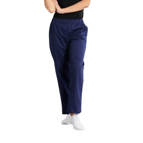 Pantalon medical marine élastiqué