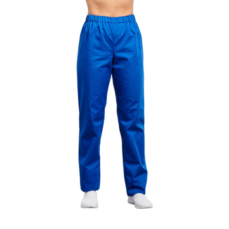 Pantalon de travail medical Bleu Roy Taille élastiquée