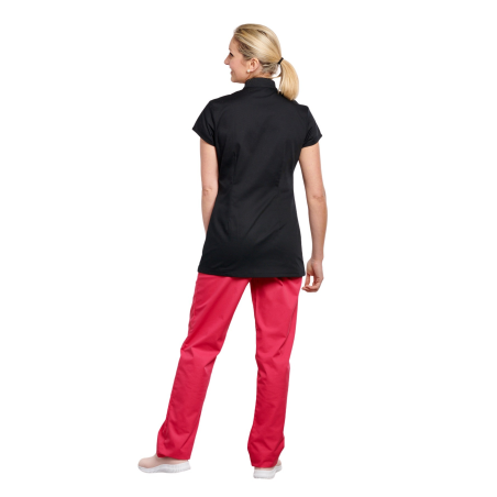 blouse estheticienne Noire blouse infirmière noire