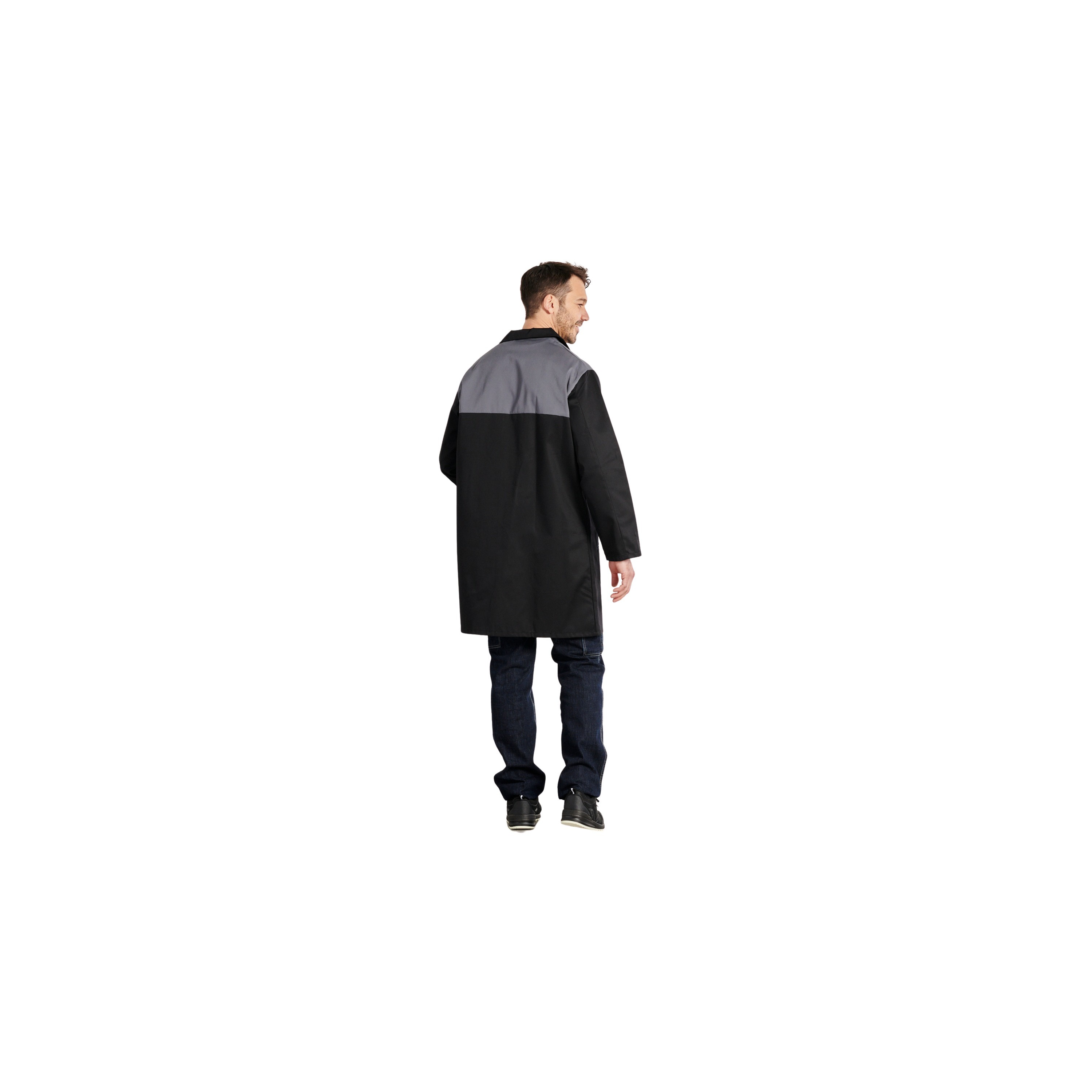 Blouse de travail Homme Femme Noire et Grise