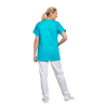 Blouse medicale femme infirmiere Aide soignante pour soins Couleur Turquoise