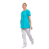 Blouse medicale femme infirmiere Aide soignante pour soins Couleur Turquoise