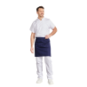 Tablier de cuisine court marine