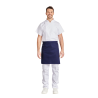 Tablier de cuisine court marine