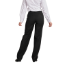 Pantalon Femme de salle tissu phemne noir ceinture reglable