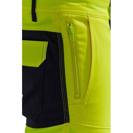 Pantalon Haute visibilité Streatch et Déparlant Sans métal Jaune