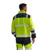 Blouson de travail Haute Visibilité Veste de travail haute visibilité Jaune