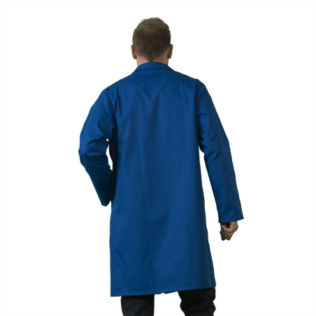 Blouse de travail bleu Poly Coton Blouse atelier