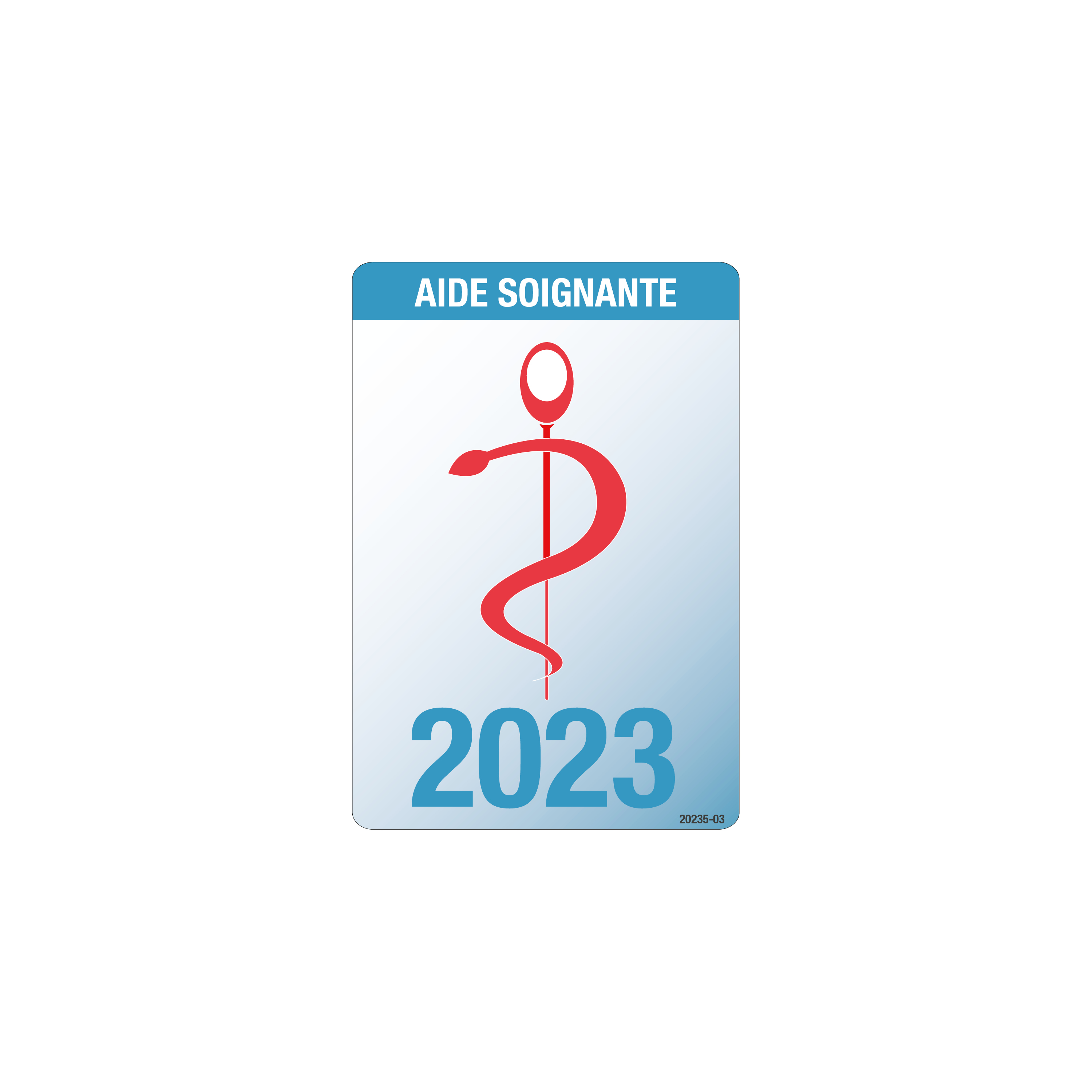 Caducée Aide-soignant 2024