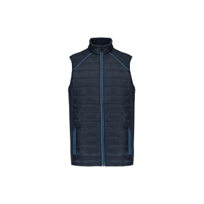 Bodywarmer bi-matière unisexe Marine