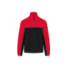 Veste micropolaire bicolore Black / Red