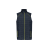 Bodywarmer bi-matière Navy / Fluorescent Yellow