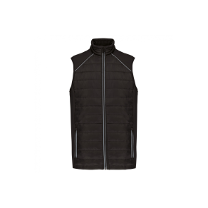 Bodywarmer bi-matière Black / Silver