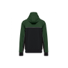 Veste softshell 3 couches bicolore Black / Forest Green