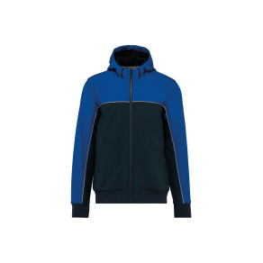Veste softshell 3 couches bicolore Navy / Royal Blue