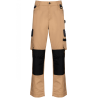 Pantalon de travail bicolore Camel / Black