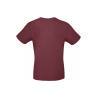 T-shirt Burgundy 100% coton