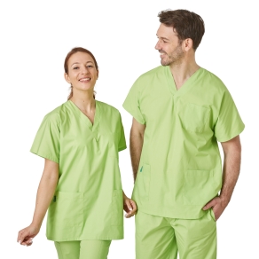Tunique medicale Col V Vert...